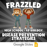 Disease Prevention Strategies FRAZZLED Science Game - No Prep AP Biology Review