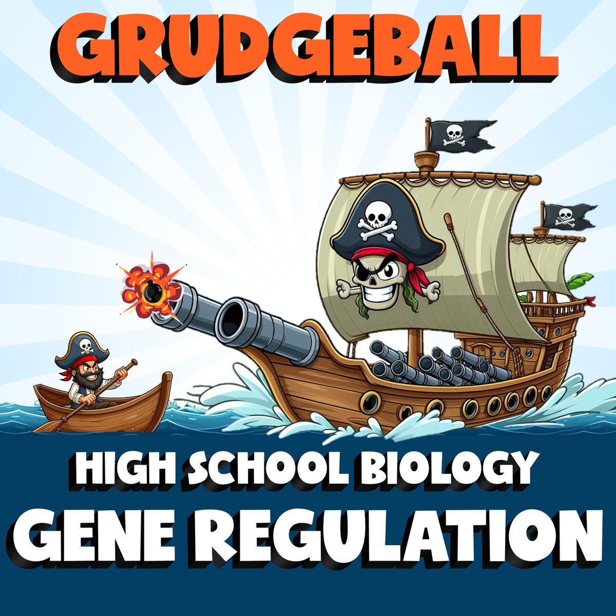 Gene Regulation GRUDGEBALL Science Game - No Prep Biology Review Activity