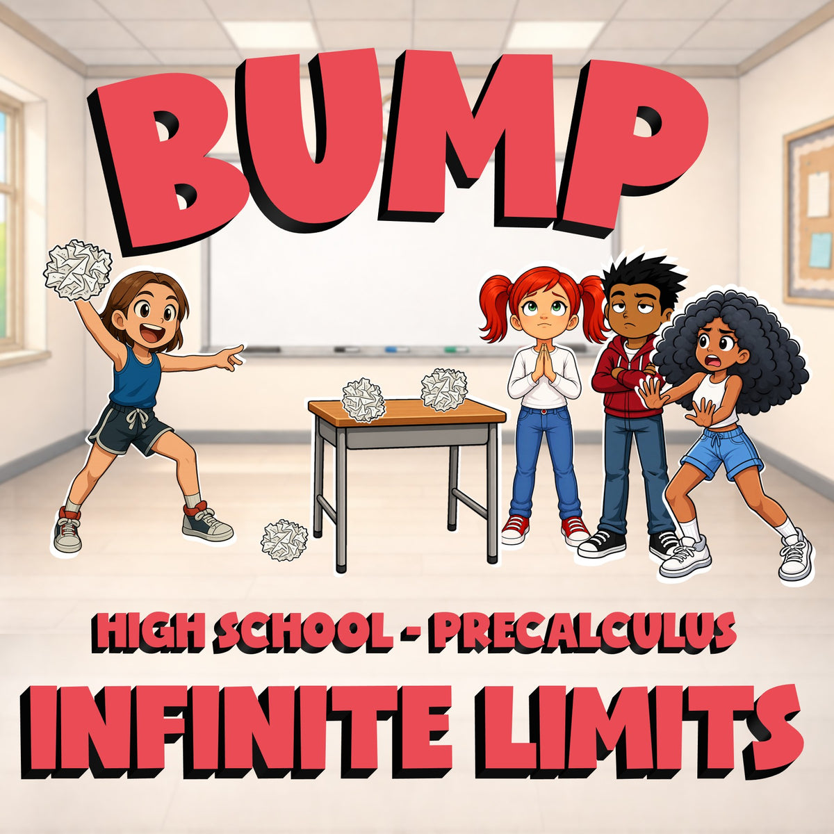 Infinite Limits BUMP Math Game - No Prep PreCalculus Review Activity