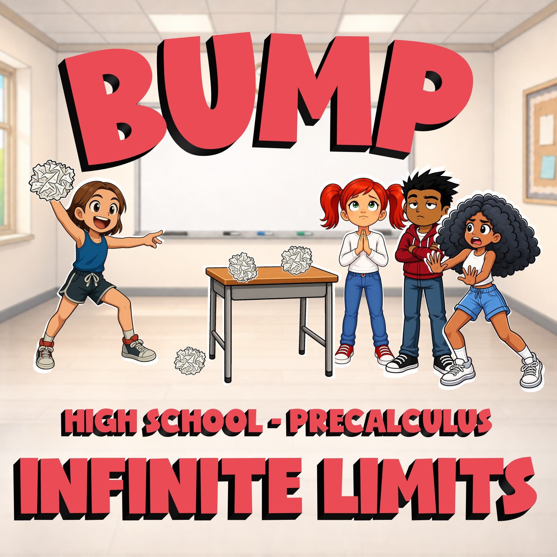 Infinite Limits BUMP Math Game - No Prep PreCalculus Review Activity
