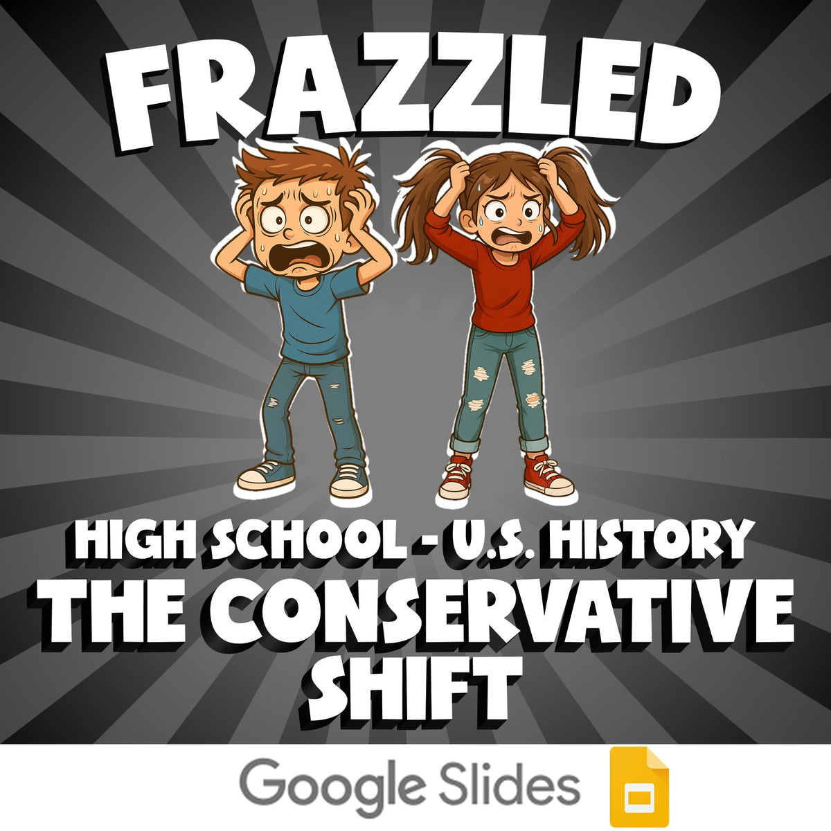 The Conservative Shift FRAZZLED U.S. History Game - No Prep Review Activity