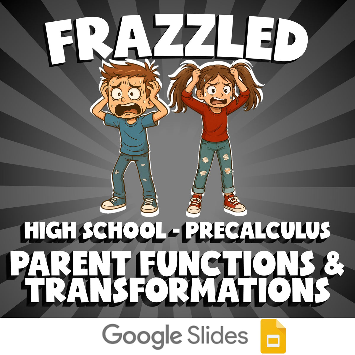 Parent Functions & Transformations FRAZZLED Math Game - No Prep PreCalculus
