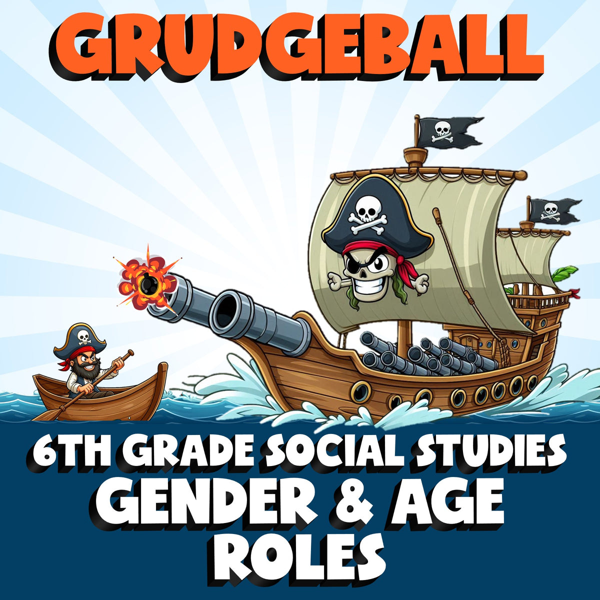 Gender & Age Roles GRUDGEBALL Socials Game - No Prep Grade 6 Review Activity