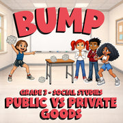 Public vs Private Goods BUMP Socials Game - No Prep Grade 3 Review Activity
