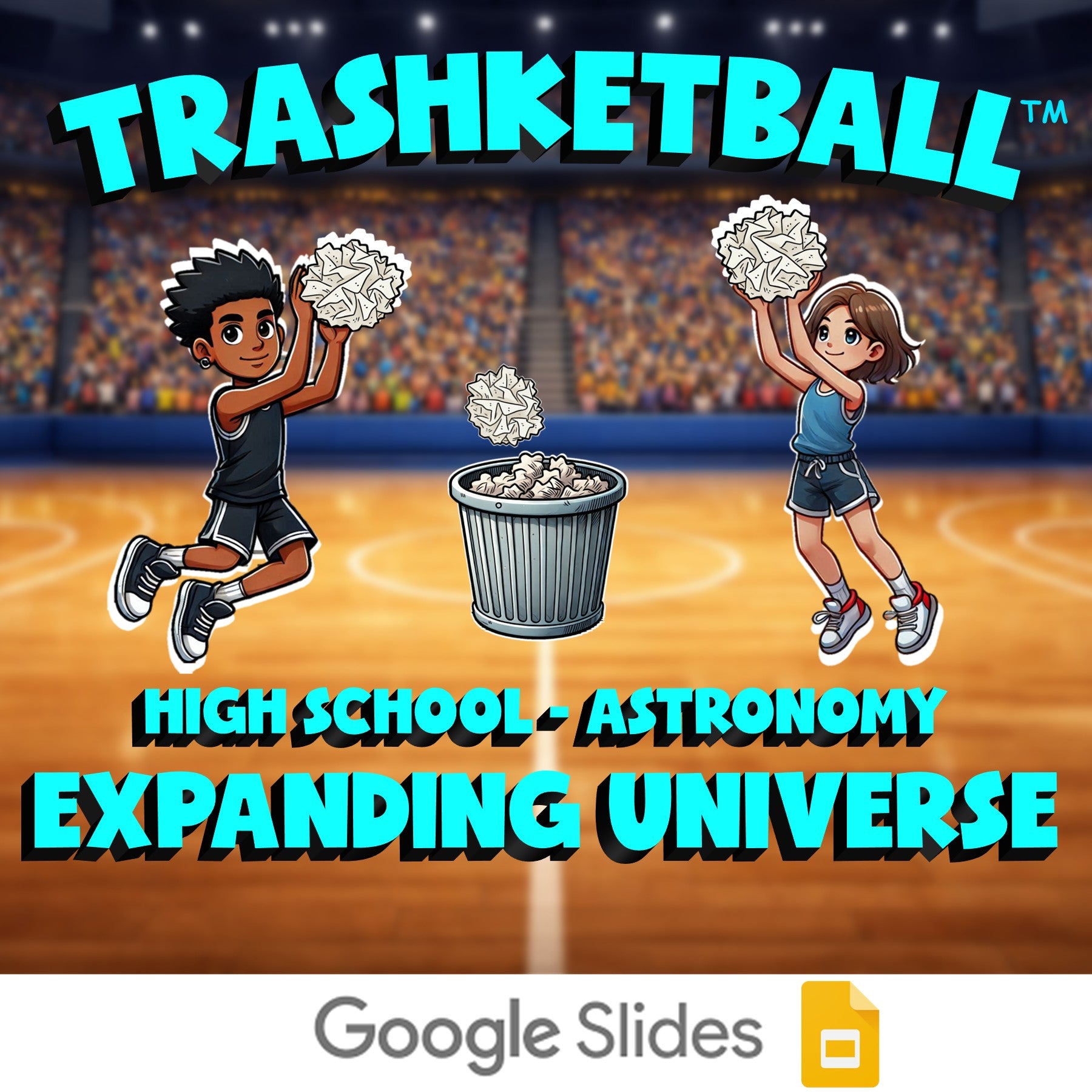 Expanding Universe TRASHKETBALL Science Game - No Prep Astronomy Review Activity