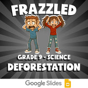 Deforestation FRAZZLED Science Game - No Prep Grade 9 Review Activity