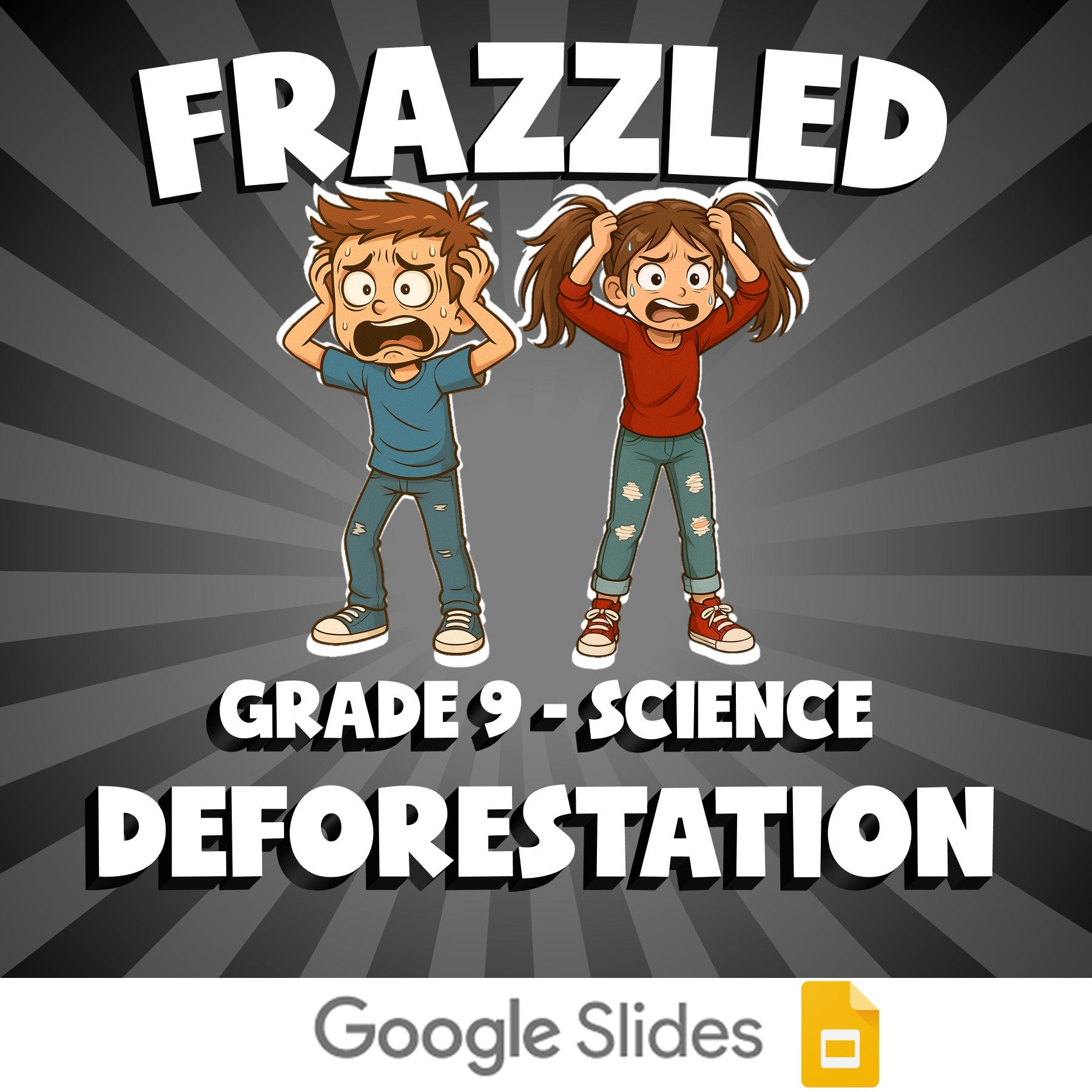 Deforestation FRAZZLED Science Game - No Prep Grade 9 Review Activity