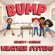 Weather Systems BUMP Science Game - No Prep Grade 9 Review Activity
