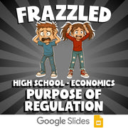 Purpose of Regulation FRAZZLED Economics Game - No Prep Review Activity