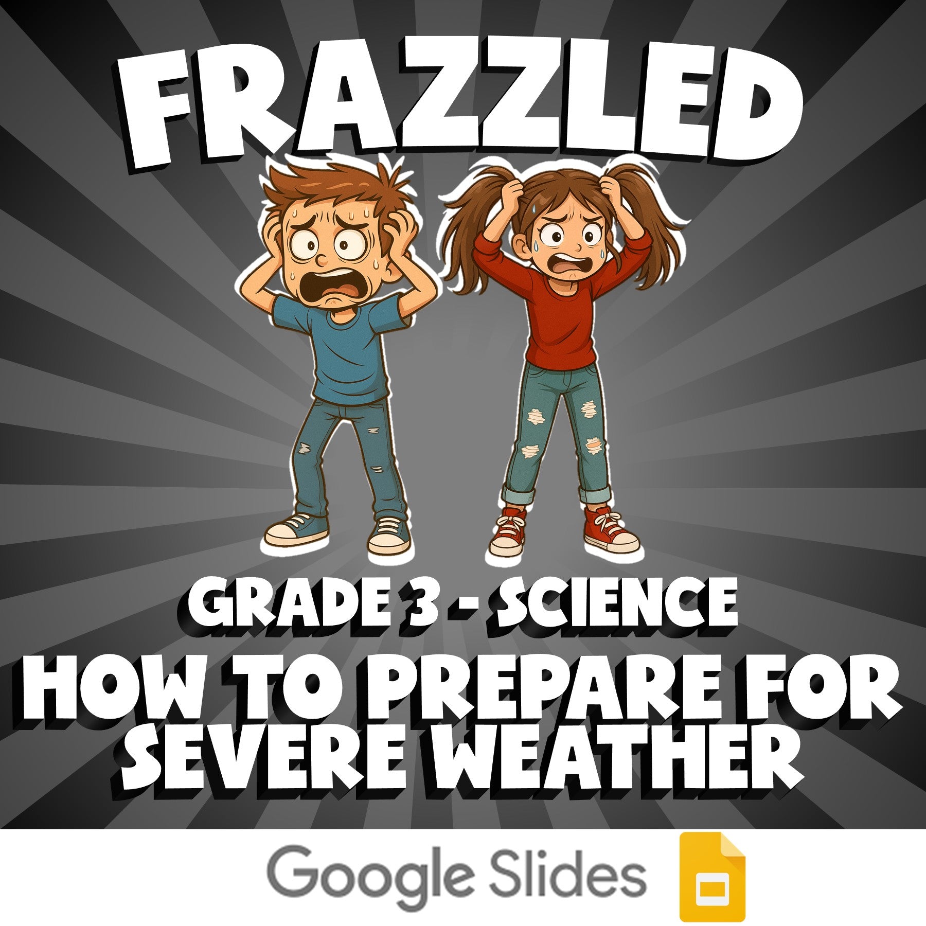 How to Prepare for Severe Weather FRAZZLED Science Game - No Prep Grade 3 Review