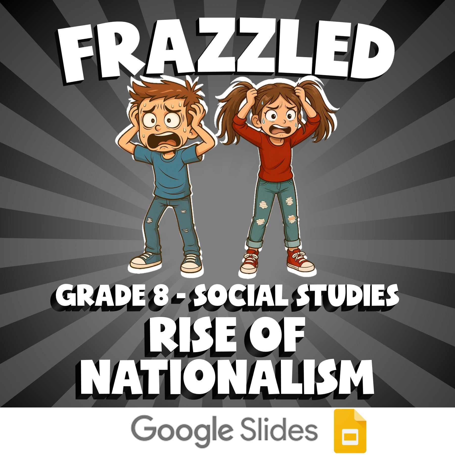 Rise of Nationalism FRAZZLED Socials Game - No Prep Grade 8 Review Activity