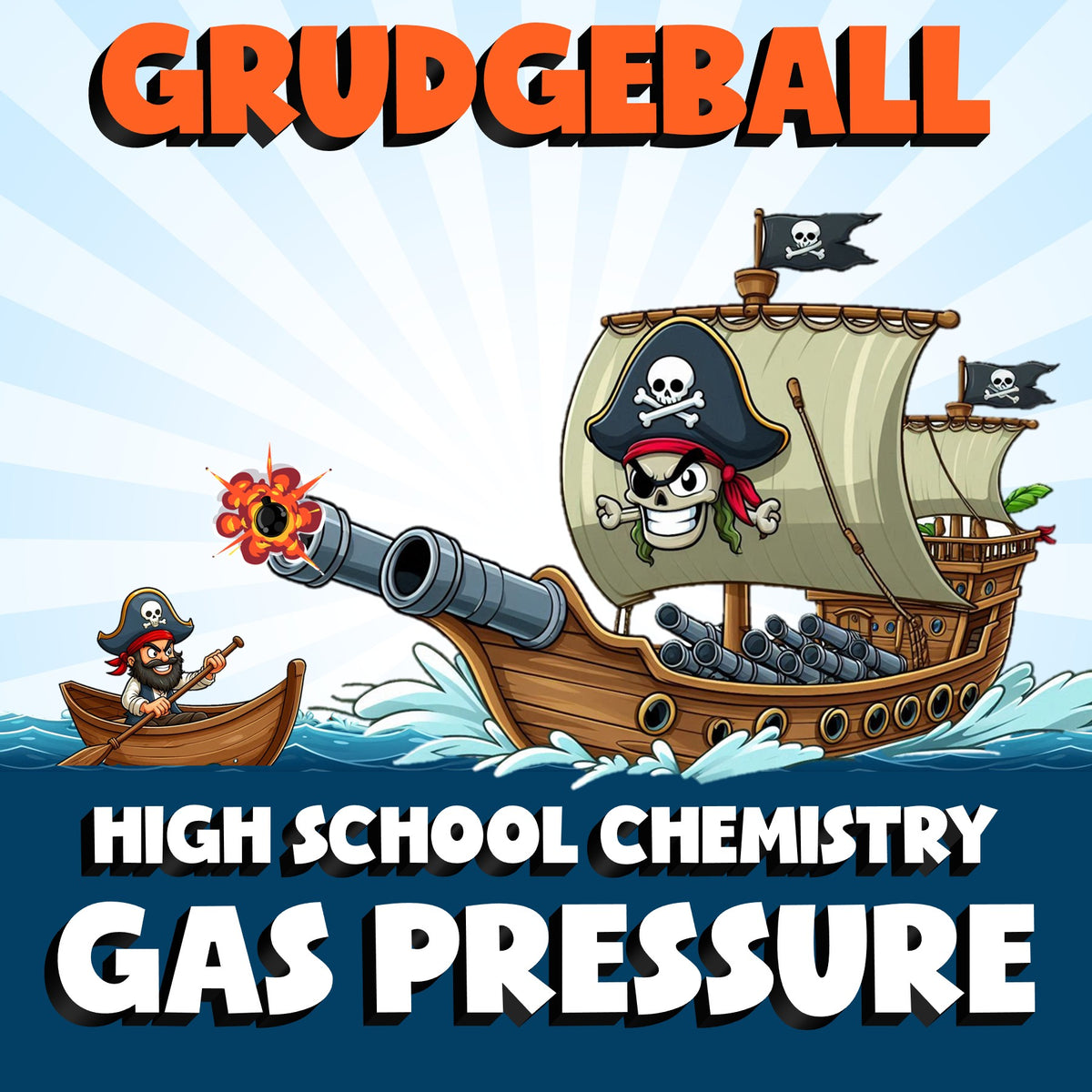 Gas Pressure GRUDGEBALL Science Game - No Prep Chemistry Review Activity