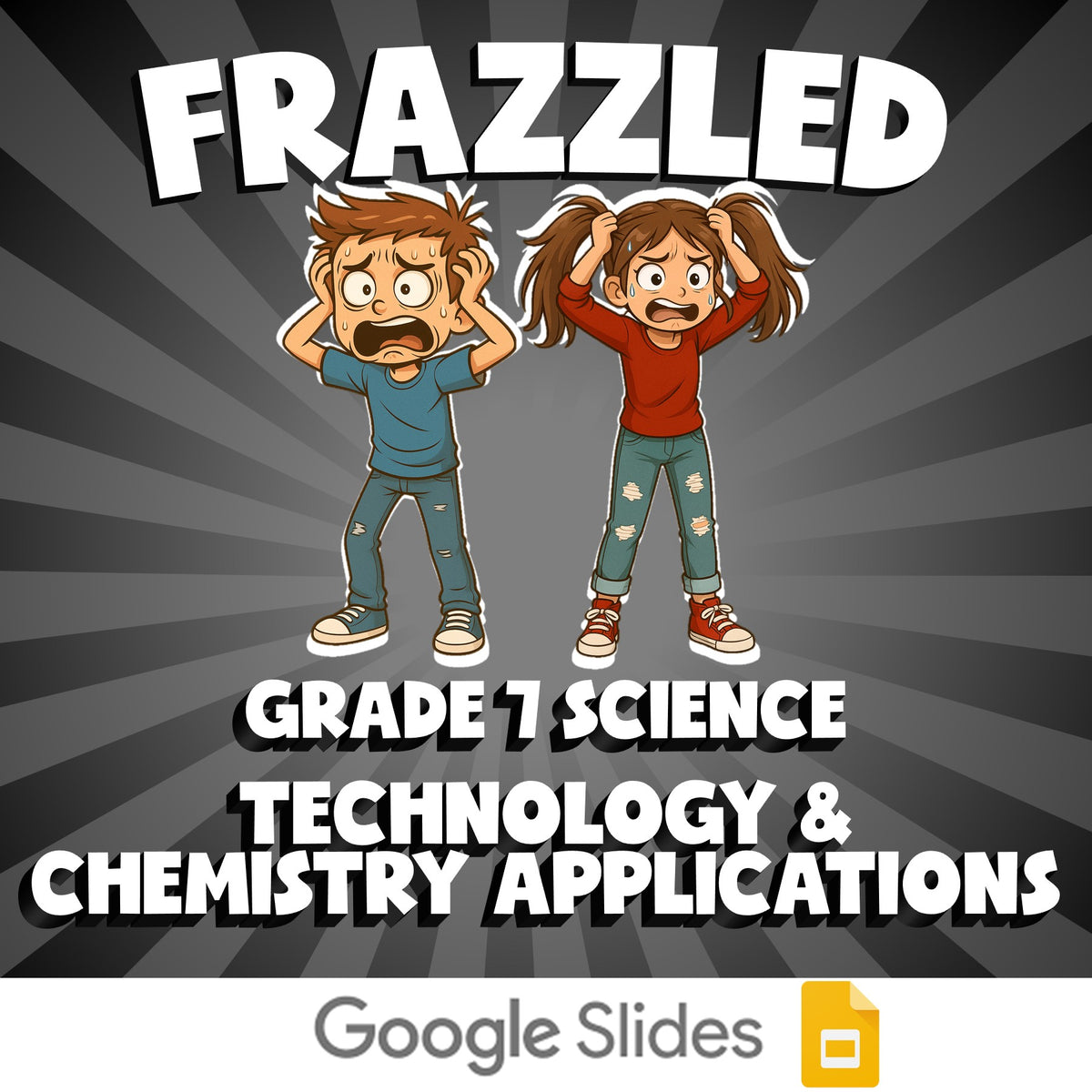 Technology & Chemistry Applications FRAZZLED Science Game - No Prep Grade 7