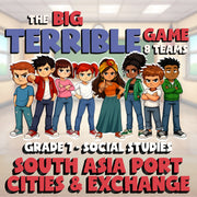 South Asia Port Cities & Exchange BIG TERRIBLE GAME - Grade 7 Socials Review