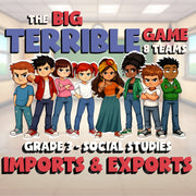 Imports & Exports BIG TERRIBLE GAME - No Prep Grade 3 Socials Review Activity