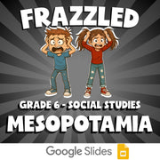 Mesopotamia FRAZZLED Socials Game - No Prep Grade 6 Review Activity