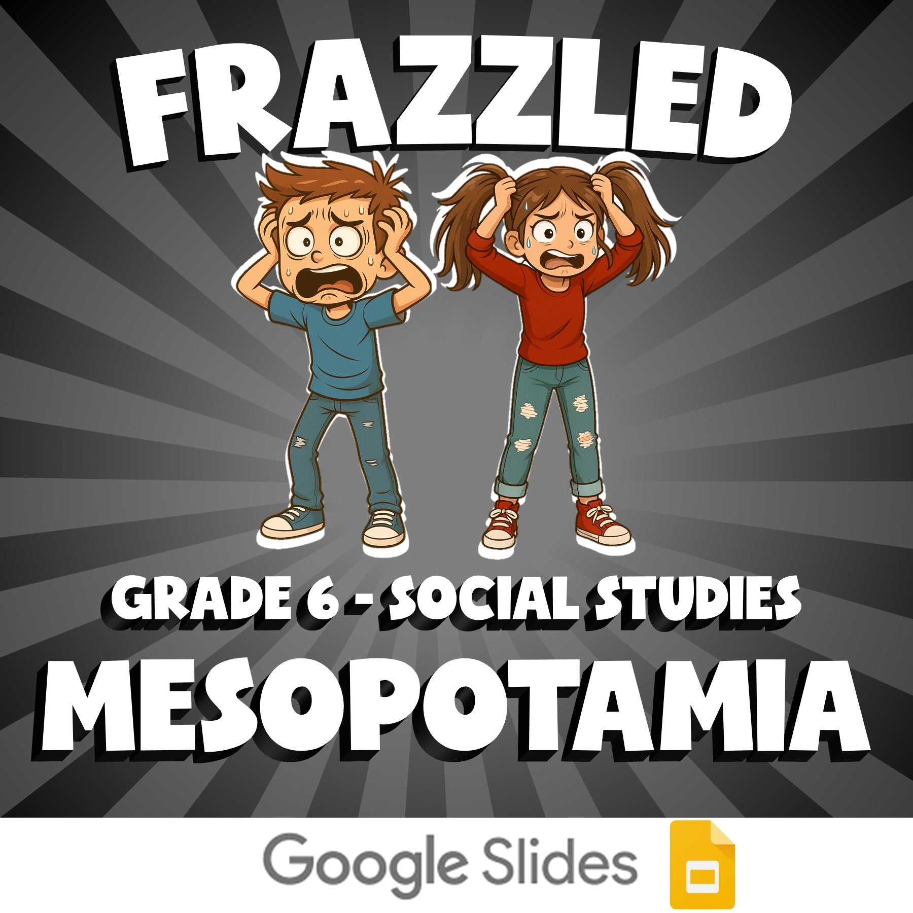 Mesopotamia FRAZZLED Socials Game - No Prep Grade 6 Review Activity