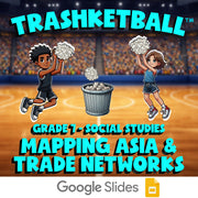 Mapping Asia & Trade Networks TRASHKETBALL Socials Game - No Prep Grade 7 Review