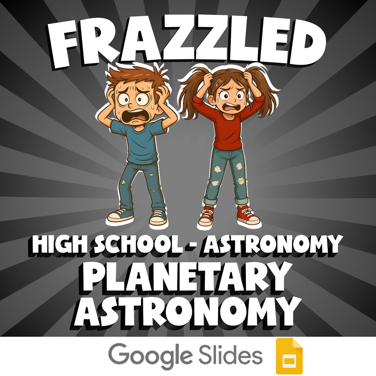 Planetary Astronomy FRAZZLED Science Game - No Prep Astronomy Review Activity