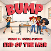 End of the War BUMP Socials Game - No Prep Grade 4 Review Activity