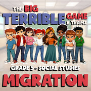 Migration BIG TERRIBLE GAME - No Prep Grade 5 Socials Review Activity
