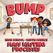 Mass Wasting Processes BUMP Game - No Prep Earth Science Review Activity