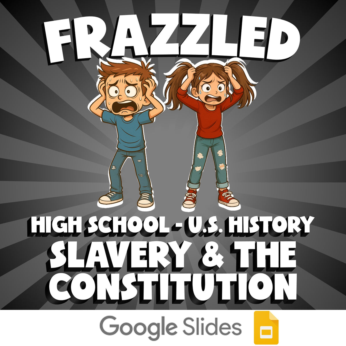Slavery & the Constitution FRAZZLED U.S. History Game - No Prep Review Activity