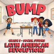 Latin American Revolutions BUMP Socials Game - No Prep Grade 8 Review Activity
