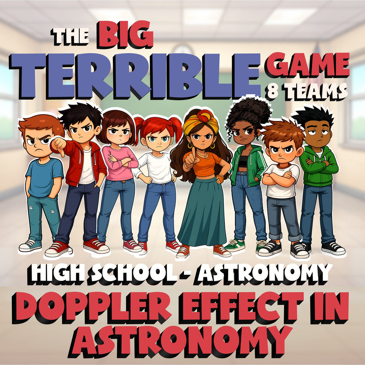 Doppler Effect in Astronomy BIG TERRIBLE GAME - No Prep Astronomy Science Review