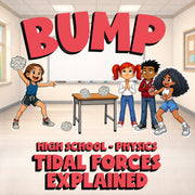 Tidal Forces Explained BUMP Science Game - No Prep Physics Review Activity