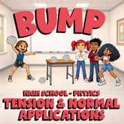 Tension & Normal Applications BUMP Science Game - No Prep Physics Review