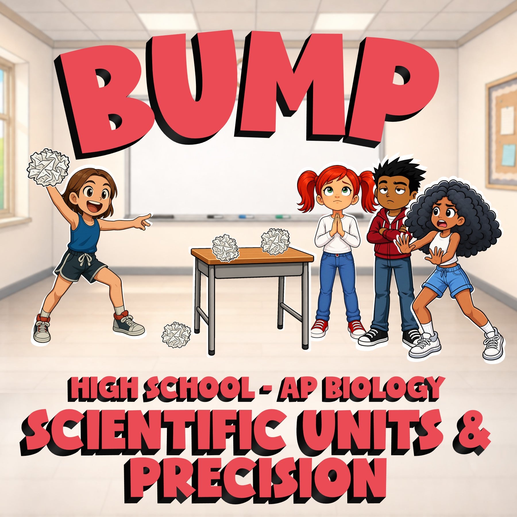 Scientific Units & Precision BUMP Science Game - No Prep AP Biology Review