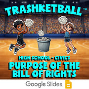 Purpose of the Bill of Rights TRASHKETBALL Civics Game - No Prep Review Activity