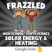 Solar Energy & Heating FRAZZLED Game - No Prep Earth Science Review Activity