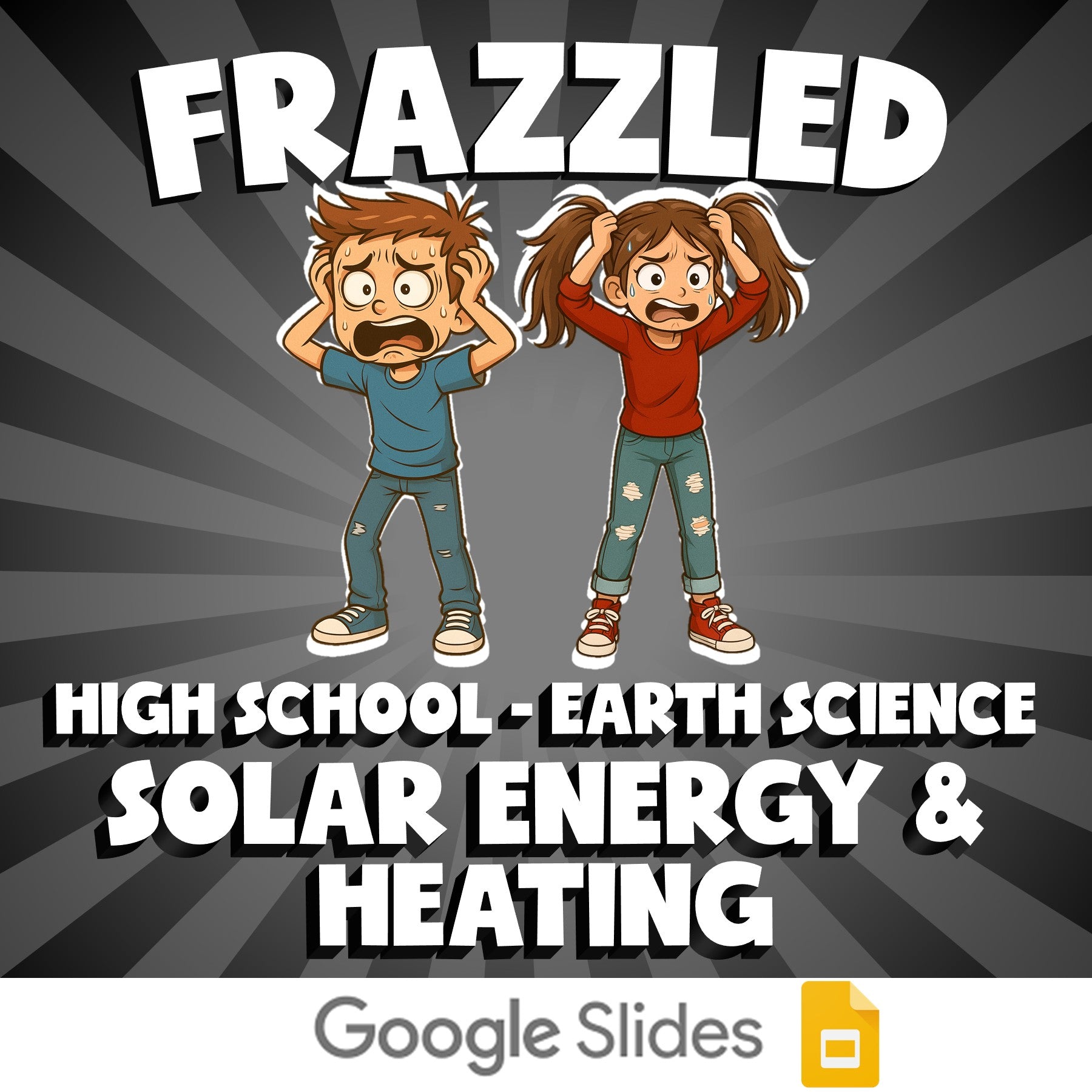 Solar Energy & Heating FRAZZLED Game - No Prep Earth Science Review Activity