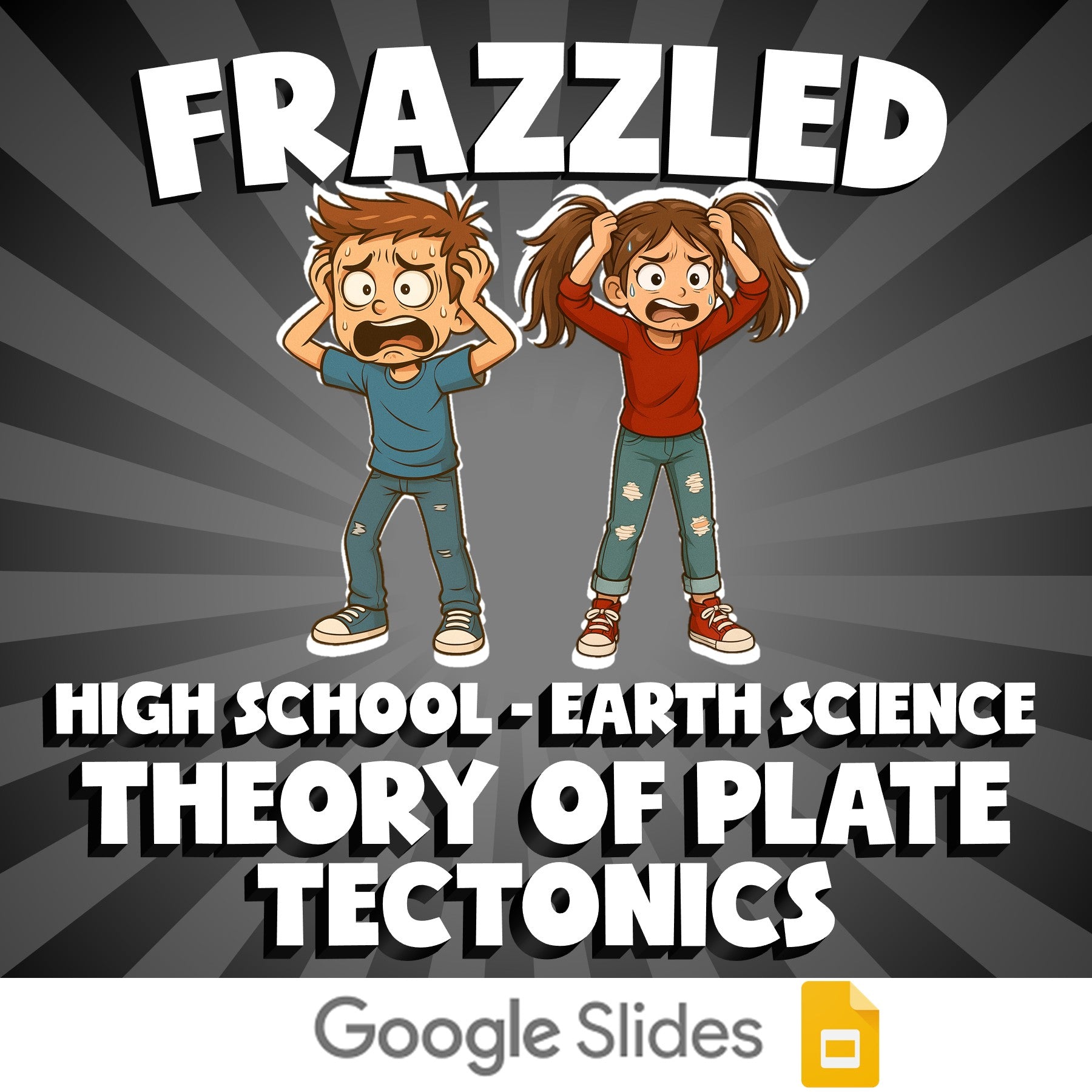 Theory of Plate Tectonics FRAZZLED Game - No Prep Earth Science Review Activity