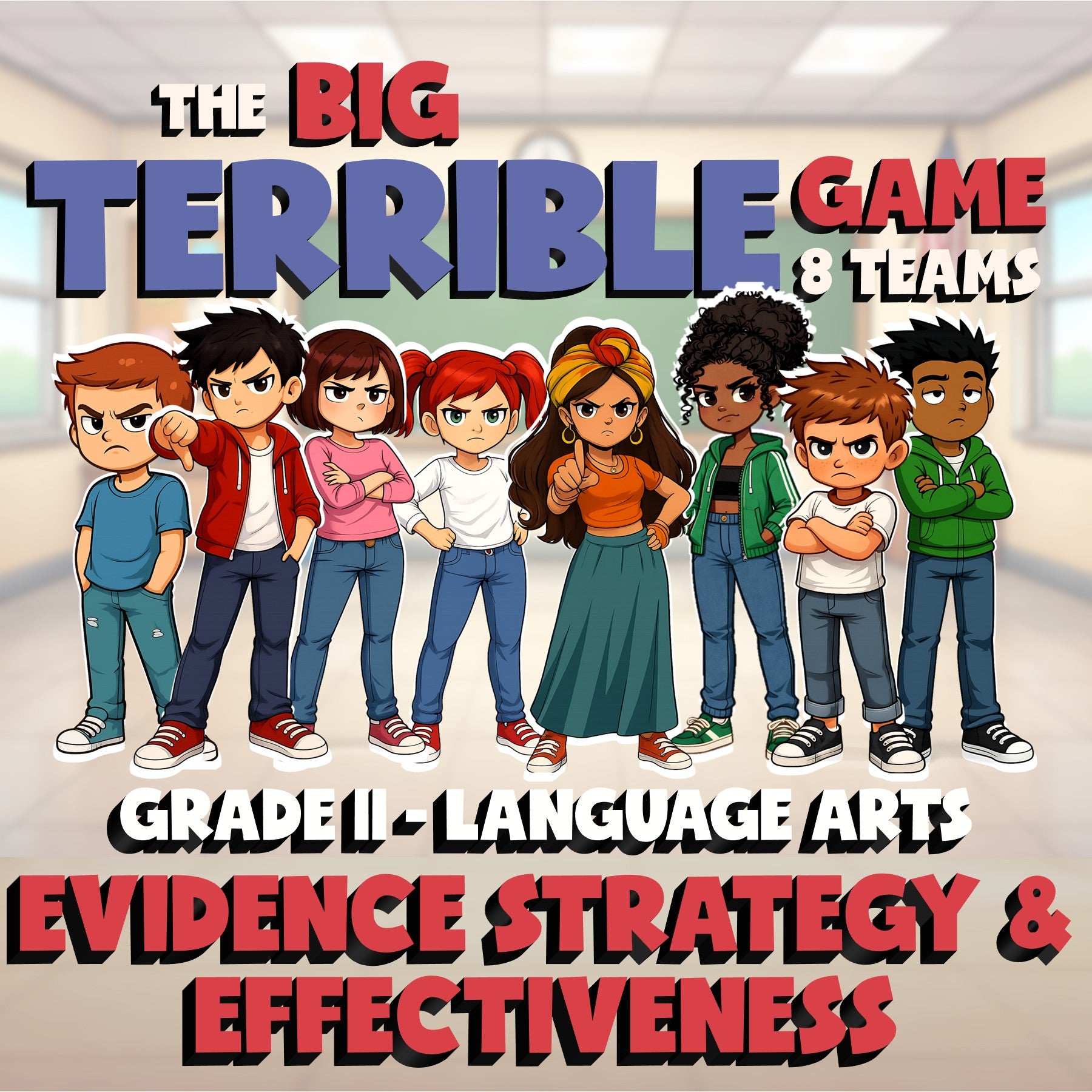 Evidence Strategy & Effectiveness BIG TERRIBLE GAME - Grade 11 ELA Review