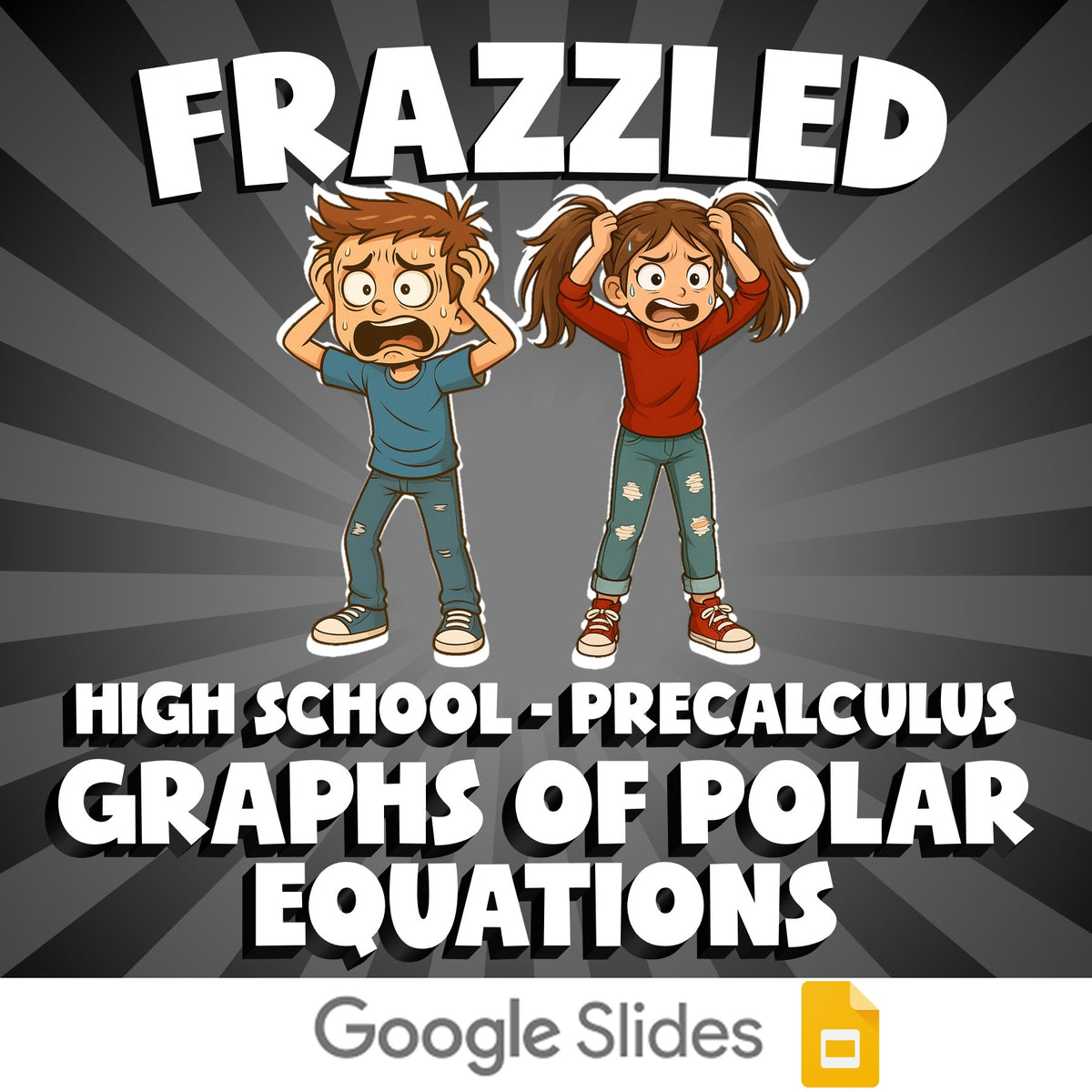 Graphs of Polar Equations FRAZZLED Math Game - No Prep PreCalculus Review