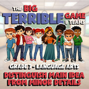 Distinguish Main Idea From Minor Details BIG TERRIBLE GAME - Grade 3 ELA Review