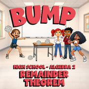 Remainder Theorem BUMP Math Game - No Prep Algebra 2 Review Activity
