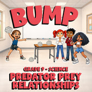 Predator Prey Relationships BUMP Science Game - No Prep Grade 9 Review Activity