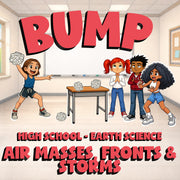 Air Masses, Fronts & Storms BUMP Game - No Prep Earth Science Review Activity