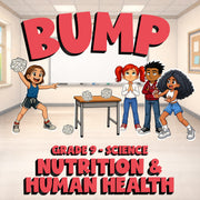Nutrition & Human Health BUMP Science Game - No Prep Grade 9 Review Activity