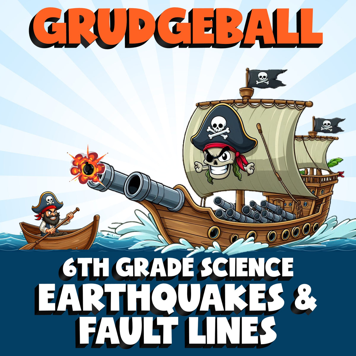 Earthquakes & Fault Lines GRUDGEBALL Science Game - No Prep Grade 6 Review