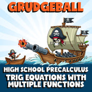Trig Equations with Multiple Functions GRUDGEBALL Math Game - PreCalculus