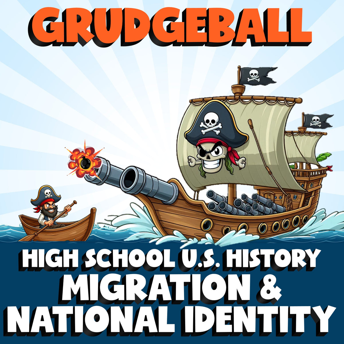 Migration & National Identity GRUDGEBALL U.S. History Game - No Prep Review