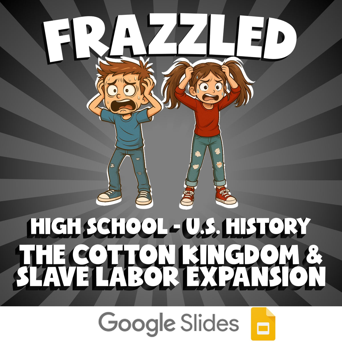 The Cotton Kingdom & Slave Labor Expansion FRAZZLED U.S. History Game - No Prep
