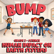 Human Impact on Earth Systems BUMP Science Game - No Prep Grade 3 Review