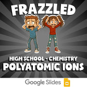 Polyatomic ions FRAZZLED Science Game - No Prep Chemistry Review Activity