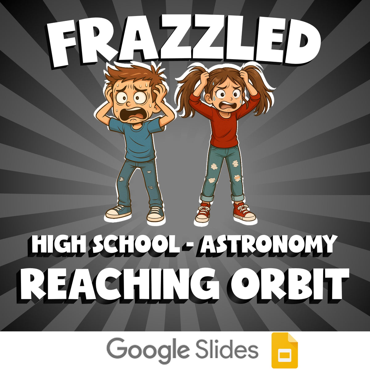 Reaching Orbit FRAZZLED Science Game - No Prep Astronomy Review Activity